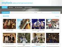 Tablet Screenshot of emphasis-video.net